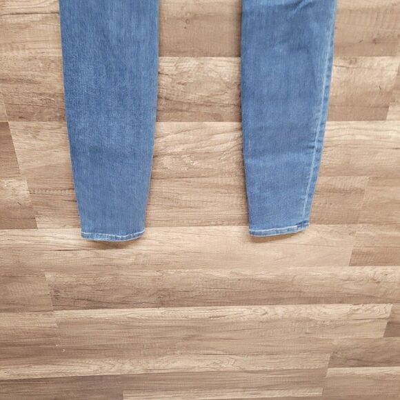 Frame‎ Denim Le Skinny de Jeanne Jeans Distressed Blue Light Wash Womens 25 - Picture 11 of 14